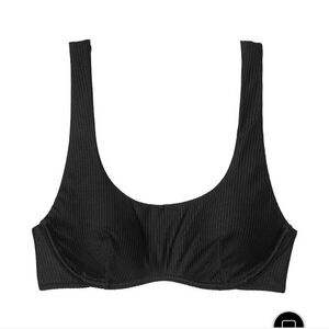 Victoria's Secret THE WAVE Black Bikini Top Large